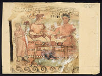Corneto Tarquinia, N. 11, Degli Scudi, parete di fondo