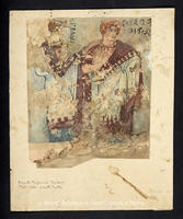 Corneto Tarquinia, Tomba 11, Degli Scudi, parete destra